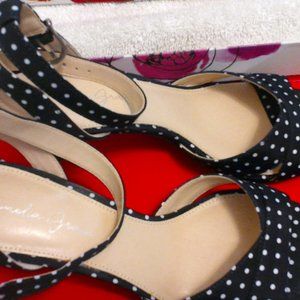Amelia Grace Polka Dot Sandals